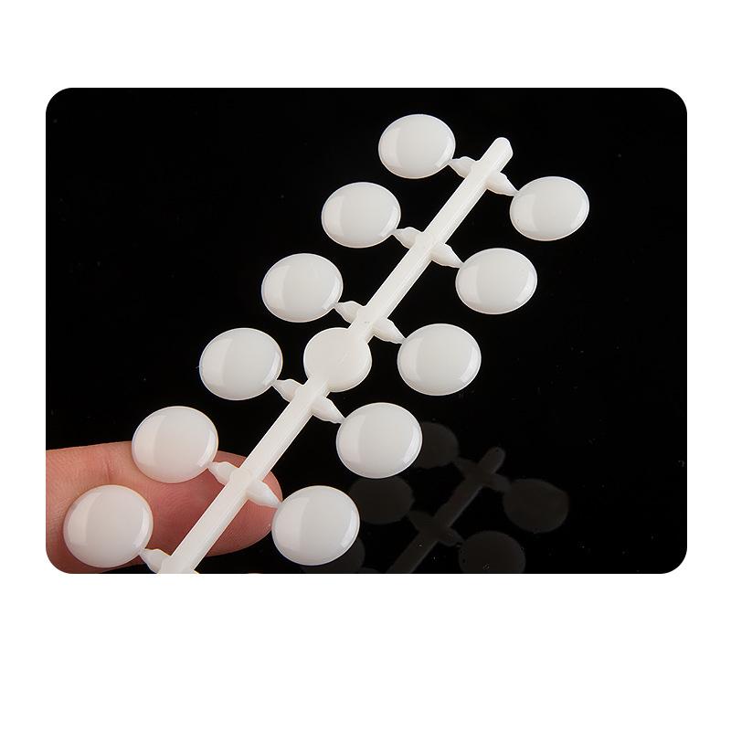 Акриловый УФ-гель-лак для дизайна ногтей, бутылка, цветной дисплей, накладные ногти с двусторонними наклейками, 120 шт., круглая раскраска, палитра накладных кончиков