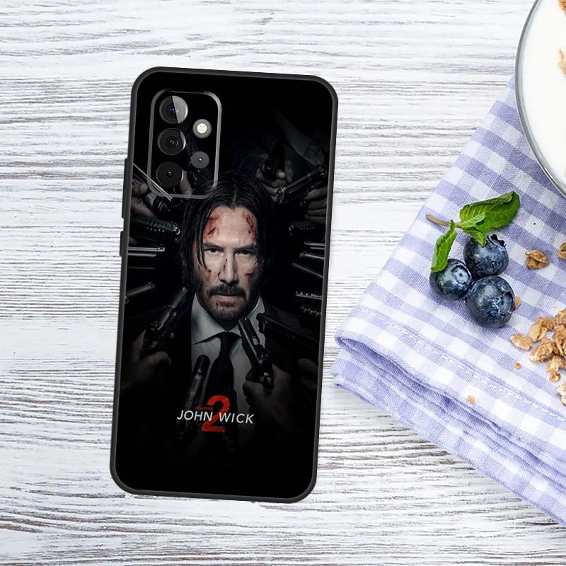 Кейс John Wick Keanu Reeves для Samsung Galaxy A54 A34 A14 A56 A36 A16 A06 A13 A53 A12 A22 A32 A52 A35 A17 A15 A55