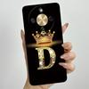 Чехол для Honor Magic 8 Lite Корона Первая Буква Мягкий Жидкий Силикон Ударопрочный Чехол Coque для Honor Magic8 Lite 5G Чехол Funda