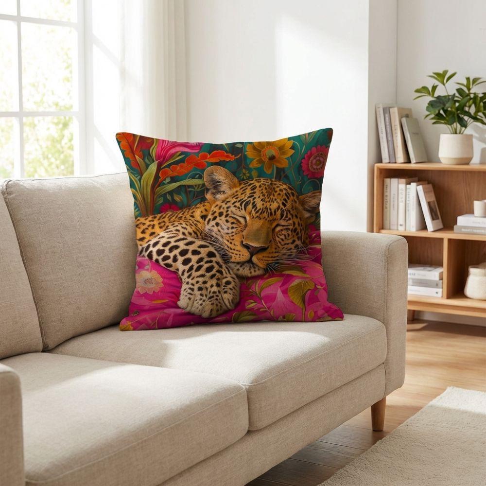 45cm Cushion Cover Soft Material Decorative Pillowcase Animal Print Throw Cushion Home Decor