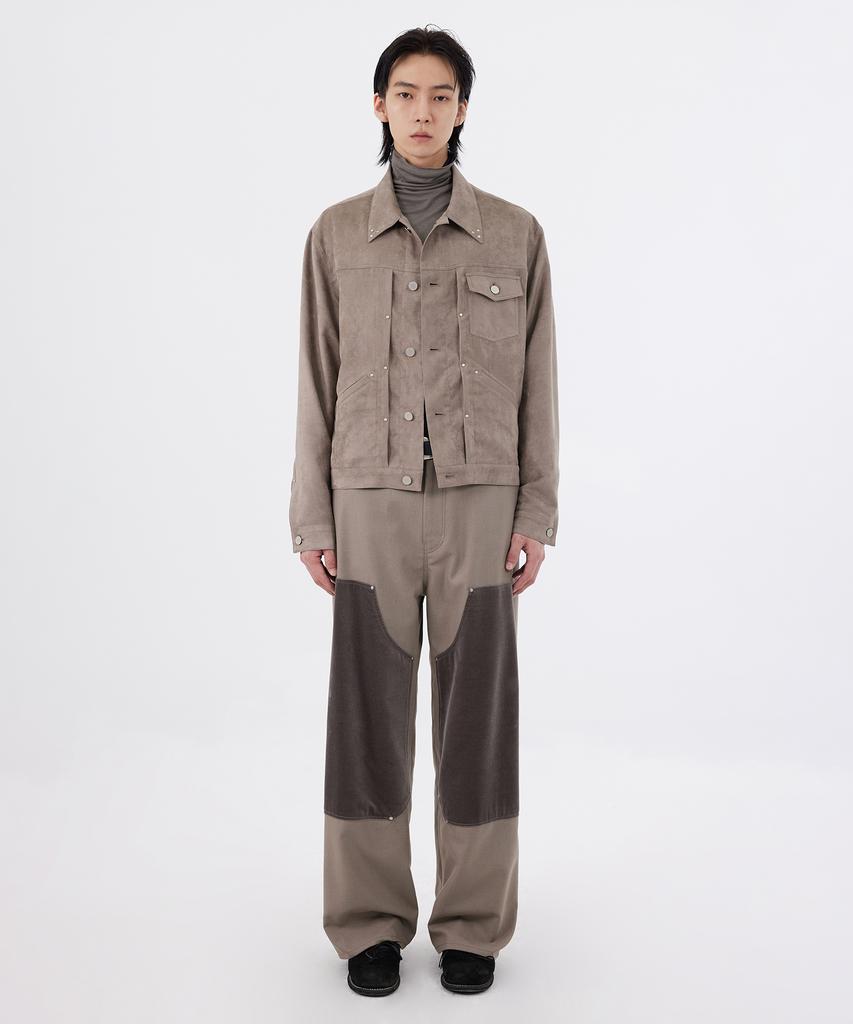 YOUTH Carpenter Pants - Beige Gray