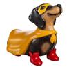 Vintage Halloween Dachshund Statue Handcrafted Resins Decoration Ornament For Living Room Bedroom Shelf Display