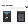 RFID Change Collet Layer Cow Pickup Bag Suitable for Airtag Change Bag US Dollar Clip Leather Men's Wallet