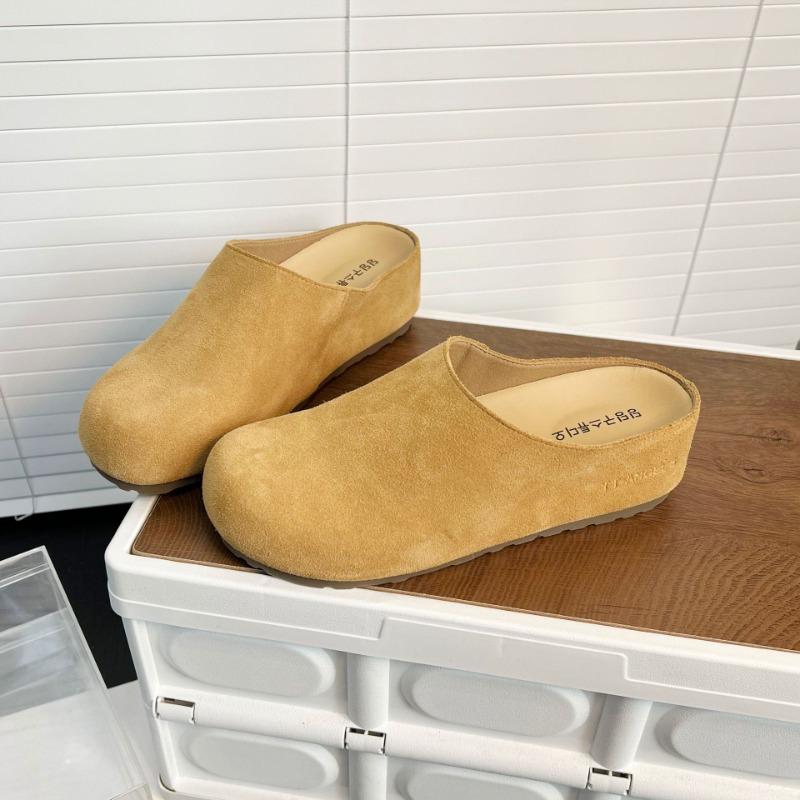 Ретро Баотоу женские летние новые мягкая подошва повседневные универсальные с юбкой повседневные полушлепанцы