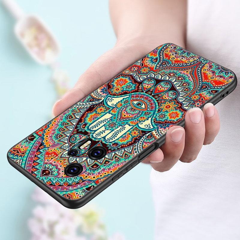 Mandala Chakra Yoga Phone Case For Xiaomi POCO F2 F3 M2 M3 M4 X3 X4 Pro NFC F4 GT 5G F1 X2 C3 C31 C40 M5S Soft TPU Black Cover