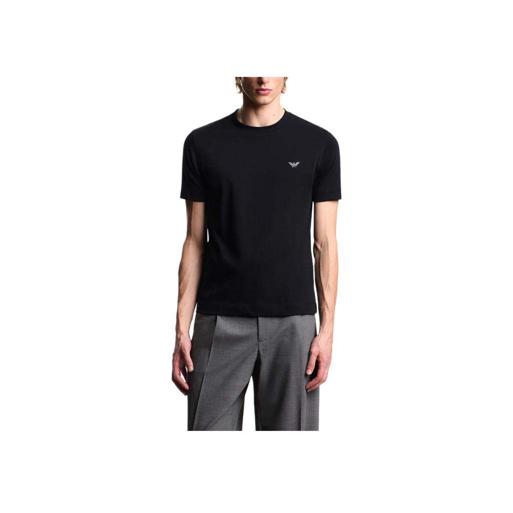 Emporio Armani Мужская футболка с коротким рукавом, узкий крой, вышивка орла EM005396-AF13715-UB118
