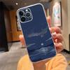 Чехол для телефона для iphone 17 Pro Max Air 17 16 15 14 13 Pro Max 15Plus 15 16 Pro Пейзаж Небо Луна Ландшафт
