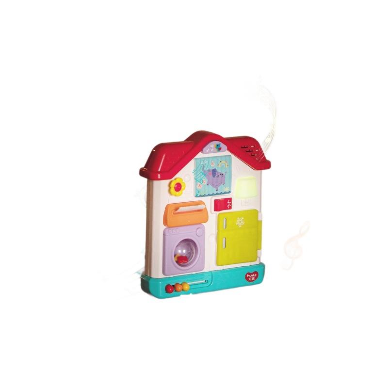 Baby Sensory Toys Montessori Activity House with Lights Music and Realistic Appliance Play for 1018M