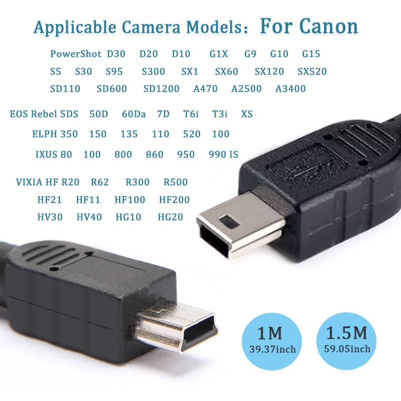 Мини-USB-кабель, стандартный USB-кабель-зарядка Mini, прочный, совместимый с контроллером PS3, MP3-плеером, камерой, видеорегистратором, GPS-навигатором Garmin, Hero 3
