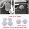 Car Door Speaker Loudspeaker Frame Decoration Cover Trim For Lexus RX RX450h 2016 -  Stainless Steel Accessories Interior