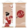 Benjia Tapestry Stick Magnet Natural Wood B2 Poster Frame Width 55cm Tenugui Poster Hanger Furoshiki Noren Stick Namie Amuro Wall Hanging Poster