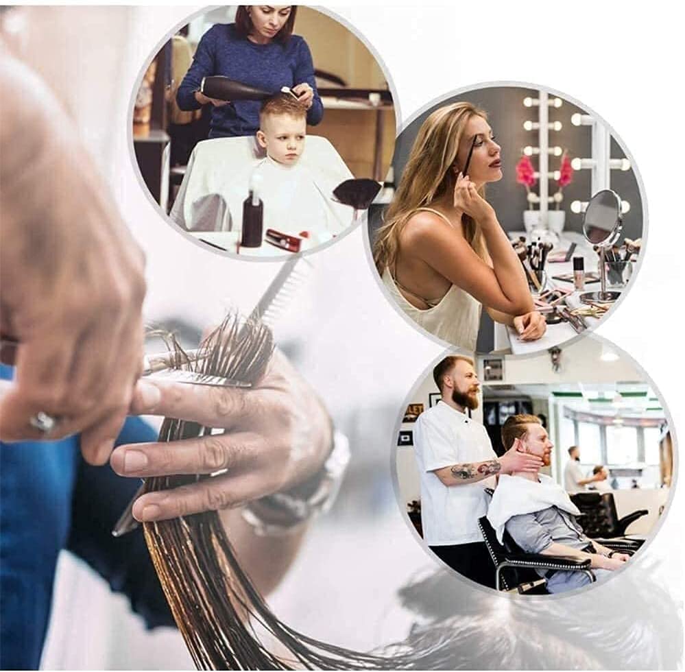 Широкий обзор макияжа регулируемый регулируемый устойчивый к HD зеркало позволяет вам видеть заднюю часть поставляется с расческой Трехстороннее зеркало, 360°