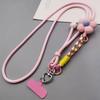 Multi-functional Phone Crossbody Strap Colorful Woven Mobile Phone Neck Strap  Daily Carry