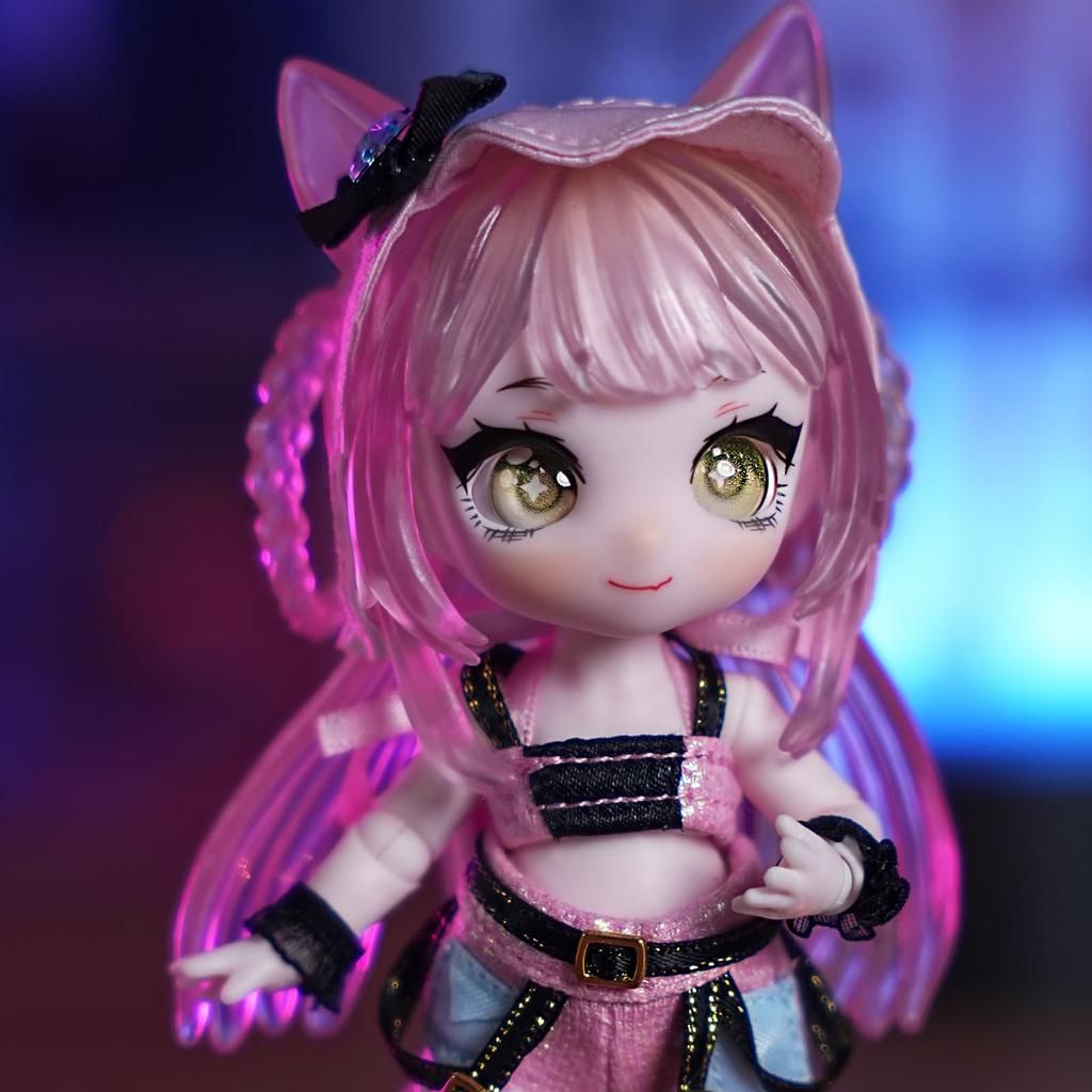 ICY Fortune Days 13cm Bjd Doll - Anime Style Doll Set, Perfect for Gift, Decoration, DIY Exercise, Collection, Girl Doll 8+