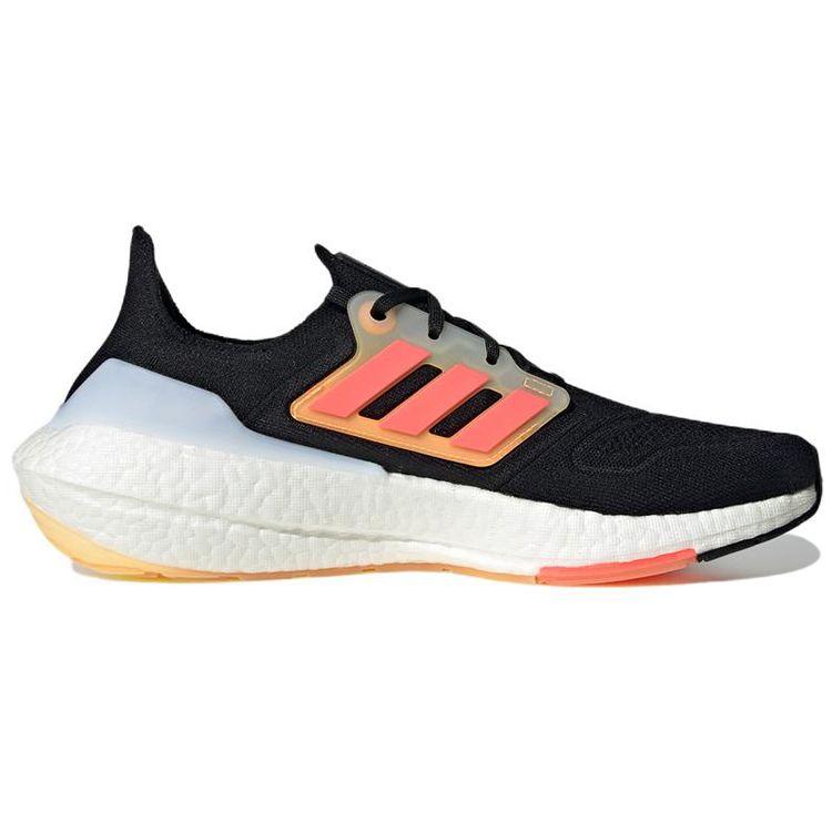 adidas Кроссовки унисекс UltraBoost 22 Black Flash Orange Turbo GX5464