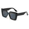 Box sunglasses, hot jelly color Internet celebrity glasses, personalized big frame street sunglasses women