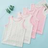 New Girls' Cotton Vests: Lightweight, Suitable As Base Layer, Perfect for Spring & Summer, Type A, Versatile for All Seasons.