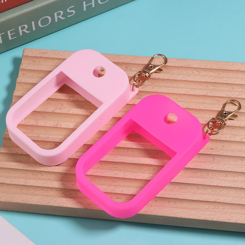 Universal Silicone Sleeve Reusable Hand Sanitizer For 30Ml Card Spray Bottle With Silicone Sleeve Separate Bottle