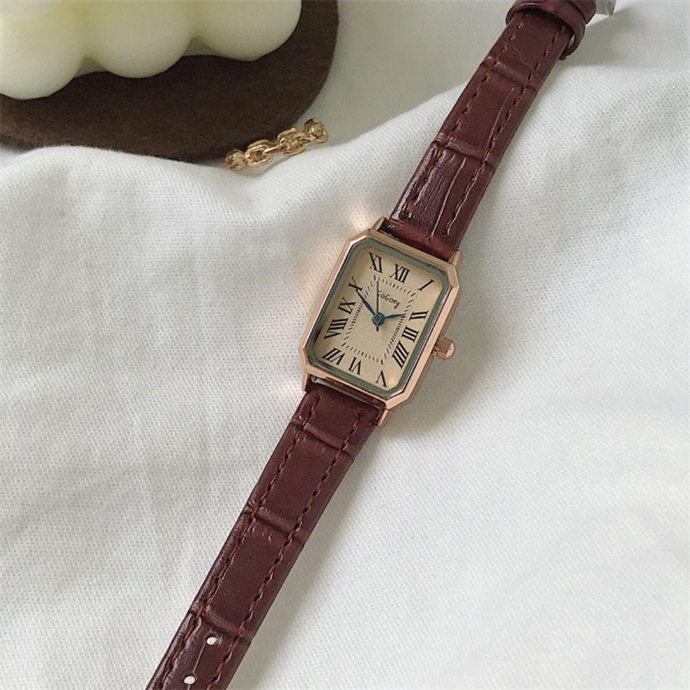 Elegant Women's Wrist Watch Portable Vintage Female Clock Women's Quartz Watch Daily Use