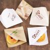 100Pcs Triangle Shape Kraft Paper Packaging Sandwich Oilproof Doughnut Bread Hamburger Disposable Pouch Kitchen Party Restaurant