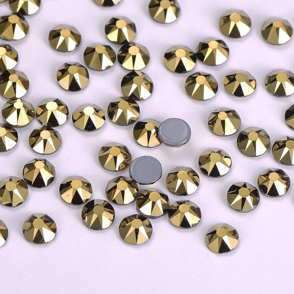 Strass Sewing Fabric Crystal Garment Hotfix Diamond Rhinestone Small Clear Flatback 70 Colors AB 8 Big and 8 Glass