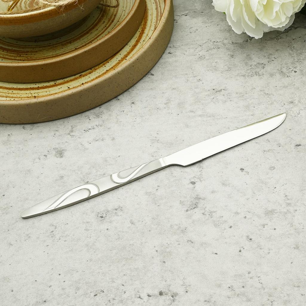 Винтажный зеркальный набор столовых приборов, столовая посуда из нержавеющей стали, столовые приборы, нож, вилка, ложка для мороженого, креативная десертная ложка, набор посуды