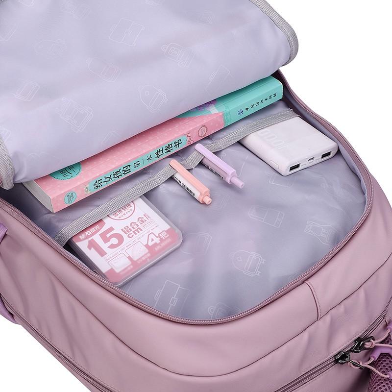 Школьный женский водонепроницаемый студенческий рюкзак большой емкости для девочек