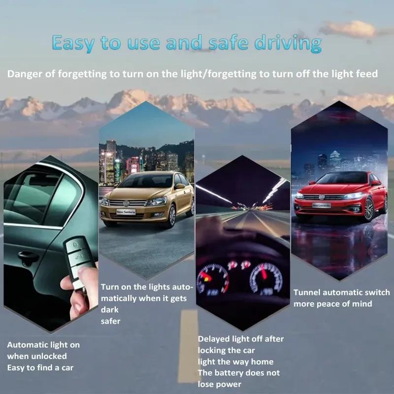 Auto Headlight Switch for VW Lavida Touran Tiguan Passat B7 Santana POLO Beetle Golf 6 Magotan B6 B7 Light Sensor Upgrade Module