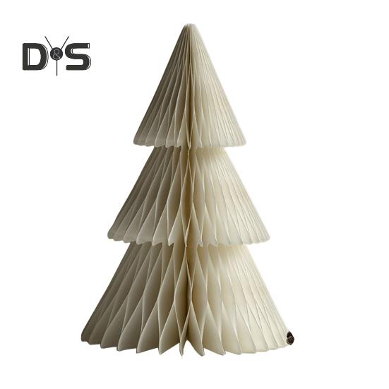 Бумажная рождественская елка 3D сотовая бумажная рождественская елка украшение деревенский настольный центральный элемент для офиса домашний школьный декор