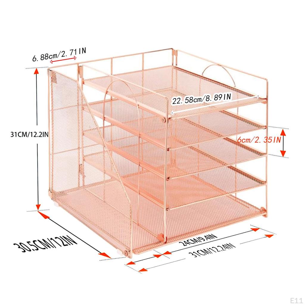 5 Layer Desk File Holder for Organizing Papers And Mail