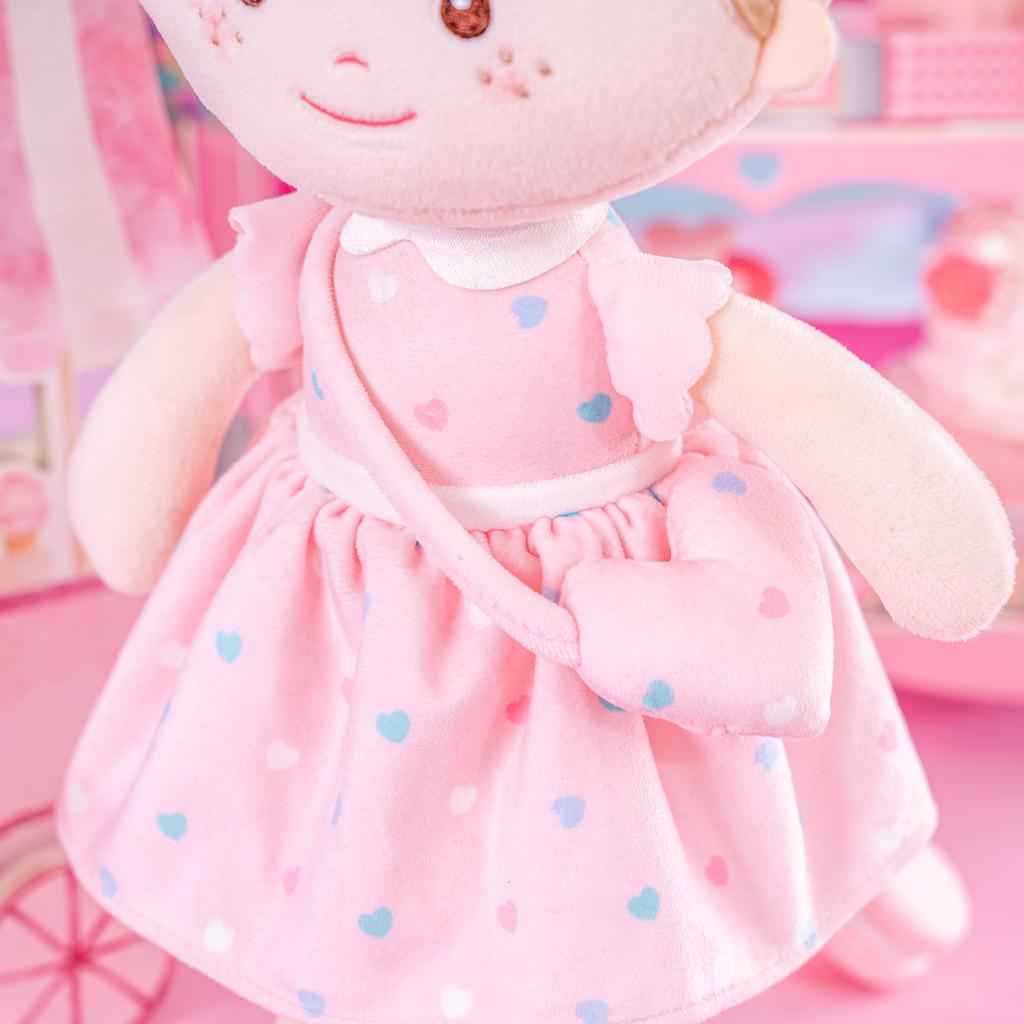 Мягкая кукла Baby Girl Gifts Milly Heart Series для первого подарка на день рождения малыша 30 см