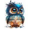 Картина «сделай сам» по номерам для взрослых, стартовые наборы, милая сова, животные, ремесла, настенная художественная картина, подарок «сделай сам», для украшения дома