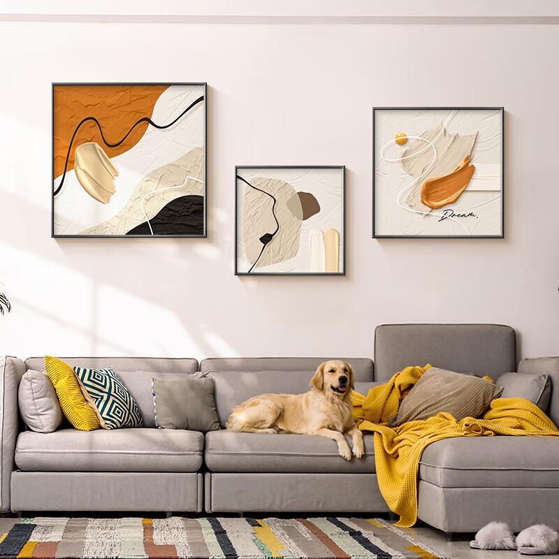 Набор роскошных абстрактных настенных картин для гостиной