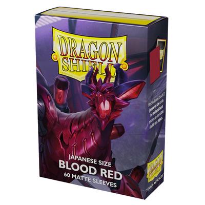 Матовые рукава Dragon Shield Blood Red 60 шт.