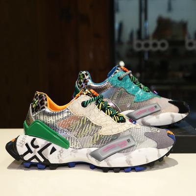 Брендовая модная женская обувь на платформе, новые повседневные студенческие кроссовки на платформе в тон, дышащие кроссовки с сеткой Tide, женские кроссовки