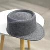 Теплая шерстяная шляпа 100% шерсть Шляпа для верховой езды Модная шляпа-цилиндр для женщин Повседневная носка
