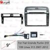 Рамка для Android-магнитолы автомобиля для Fiat Grande Punto 310 199 Linea 313 2005-2012 9-дюймовая 2DIN Панель стереосистемы 16-контактный жгут проводов Canbus Box