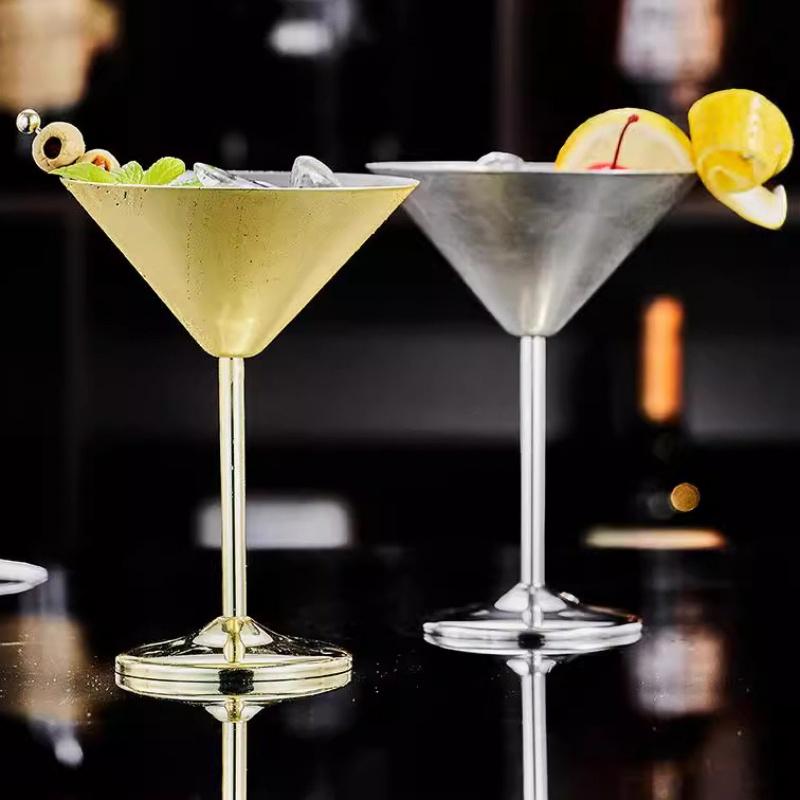 Agave Glasses Personalized Metal Cocktail Cup Liquor Wine Goblet Juice Tumbler Bar Party Wedding Restaurant Home Drinkware Cup