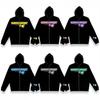 Большой размер, полная молния, звезда, буквенный принт, готическая панк-мужская толстовка, пальто, пуловер Y2K, женская уличная толстовка в стиле хип-хоп, 2023
