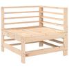 6 Piece Garden Lounge Set Solid Pine Wood
