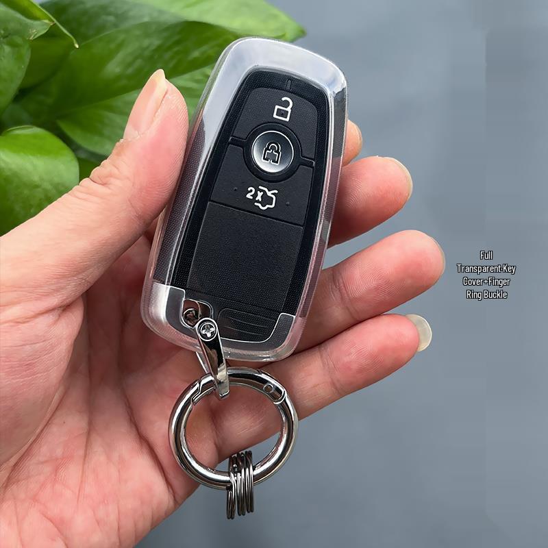 Чехол для ключей, совместимый с моделями Ford: Mondeo, Escort, Edge, Explorer, Electric Mustang, Bronco, Raptor.