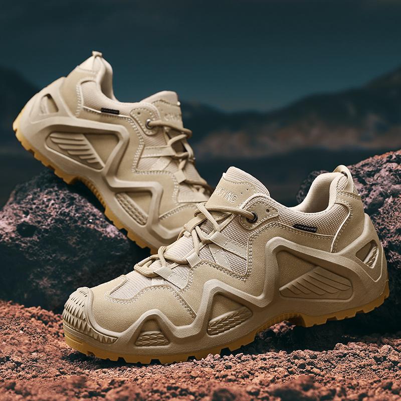 Модная мужская обувь для хайкинга, тренировочная тактическая обувь, нескользящая износостойкая обувь для скалолазания для мужчин, высококачественные кроссовки, рабочая защитная обувь