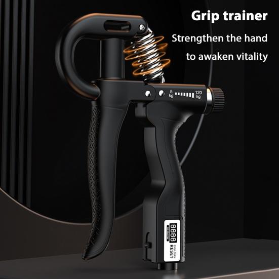 Grip Strength Trainer Hand Grip Strengthener with Adjustable Resistance 5-120KG Real-Time Data Display Forearm Strengthener