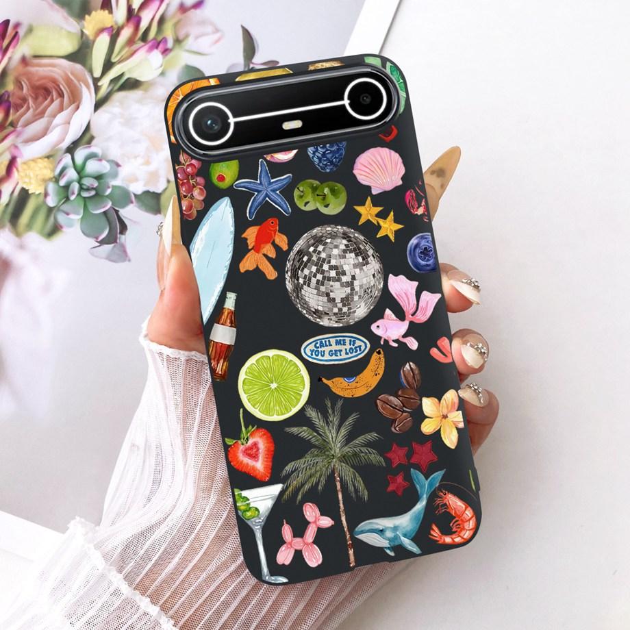 Chinese Dragon Loong Pattern Cute Cartoon Phoen Case For Tecno Pova Slim KM9 PovaSlim 2025Funda Soft Silicone Matte Bumper Cover