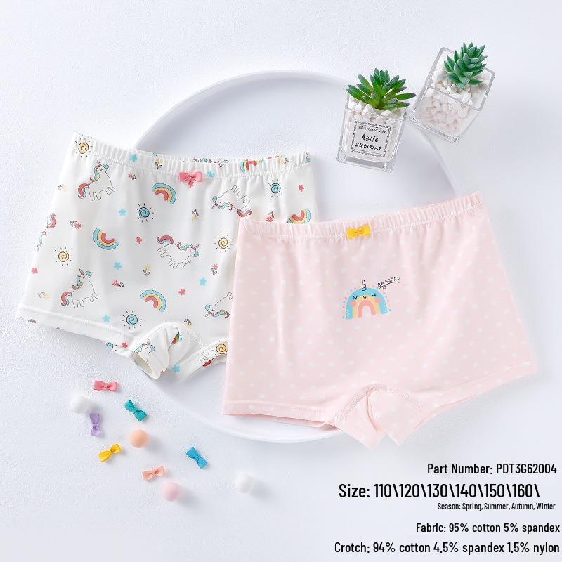 Детские дышащие боксеры-брифы из чистого хлопка и модала, влагоотводящие, упаковка 50 штук, доступны в размерах S, M, L