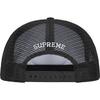 Supreme Официальная черная 5-панельная кепка с сетчатой спинкой (25СС)