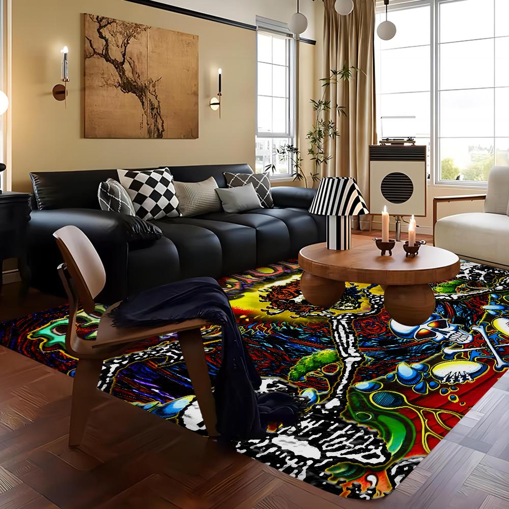 G-Grateful D-Dead Door Mat Nordic Style Bedroom Living Room Doormat Home Balcony Anti-Slip Alfombra
