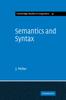Книга Semantics and Syntax : Parallels and Connections