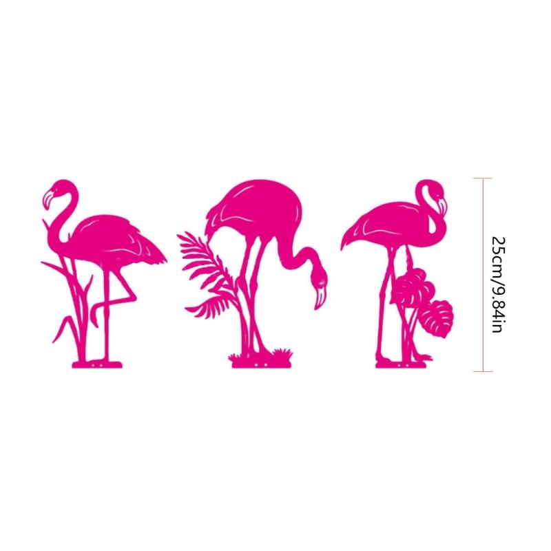 Upgraded Pink Flamingo Yard Ornaments Flamingo Garden Statue Pink Flamingo Garden Yard Decorations 40cm/16-inch Durable