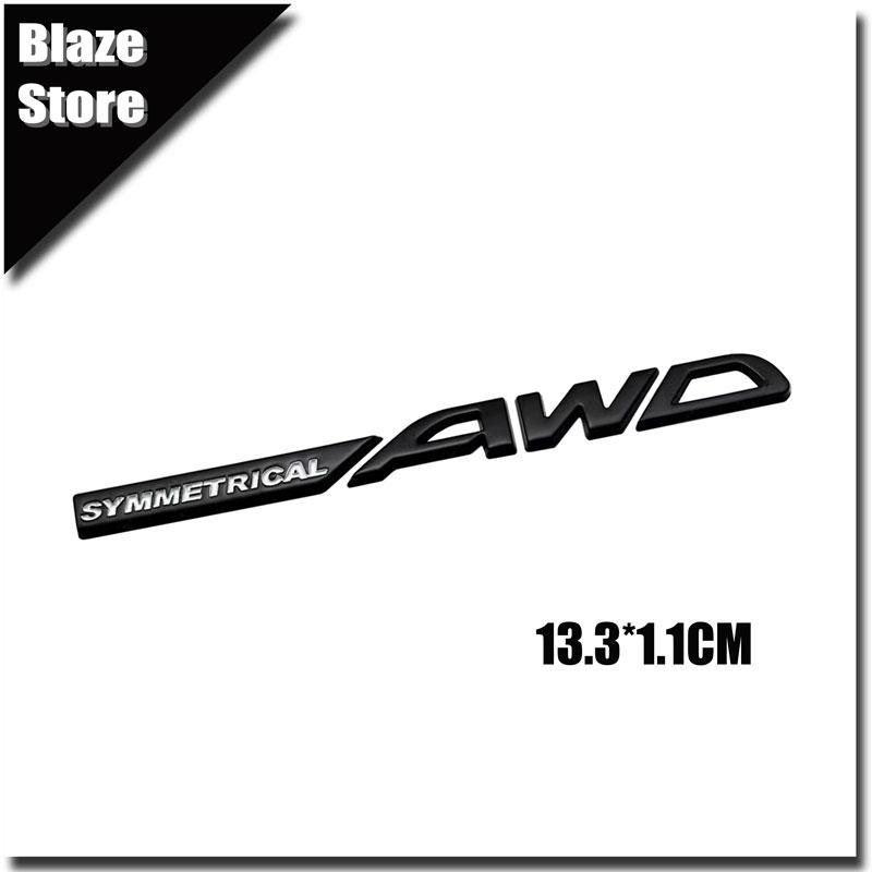 3D Металлическая Симметричная Эмблема AWD На Крышку Багажника Автомобиля Автомобильная Наклейка Для BRZ XV Outback Forester Asahi Panther WRX Impreza